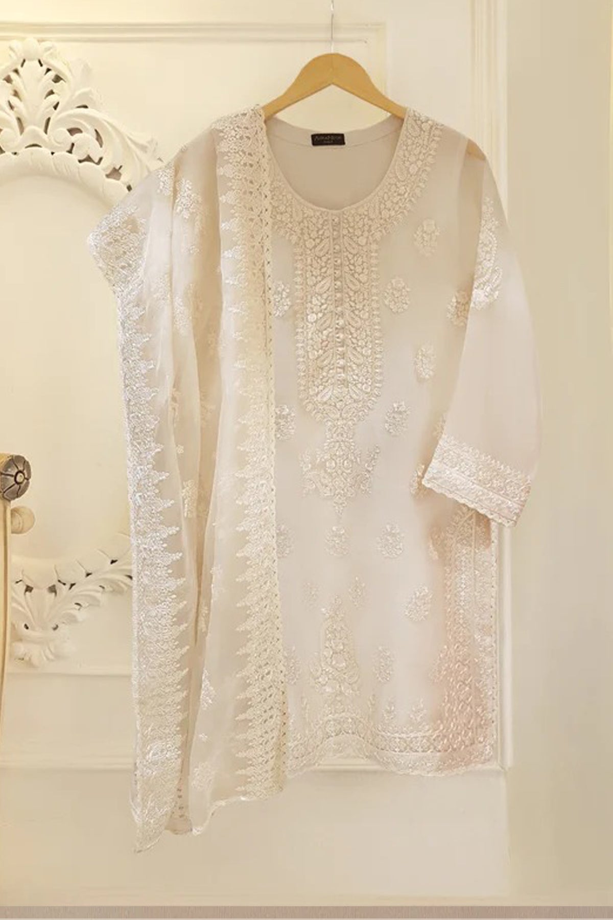 Agha noor white dresses best sale