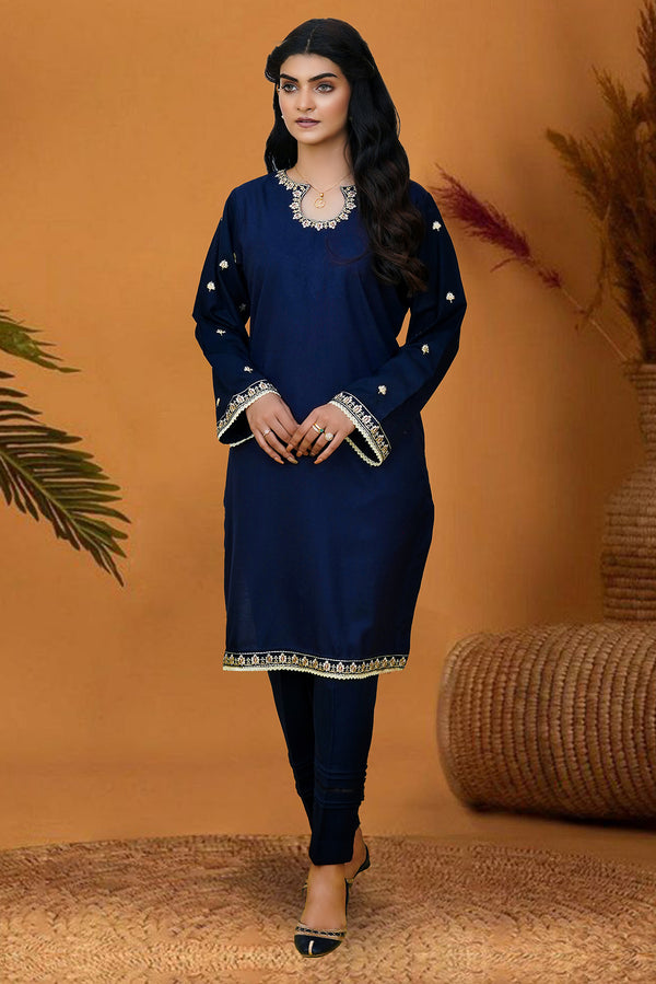 Zooj Original Parisa Embroidered Dhanak Winter 2PC - Zj001