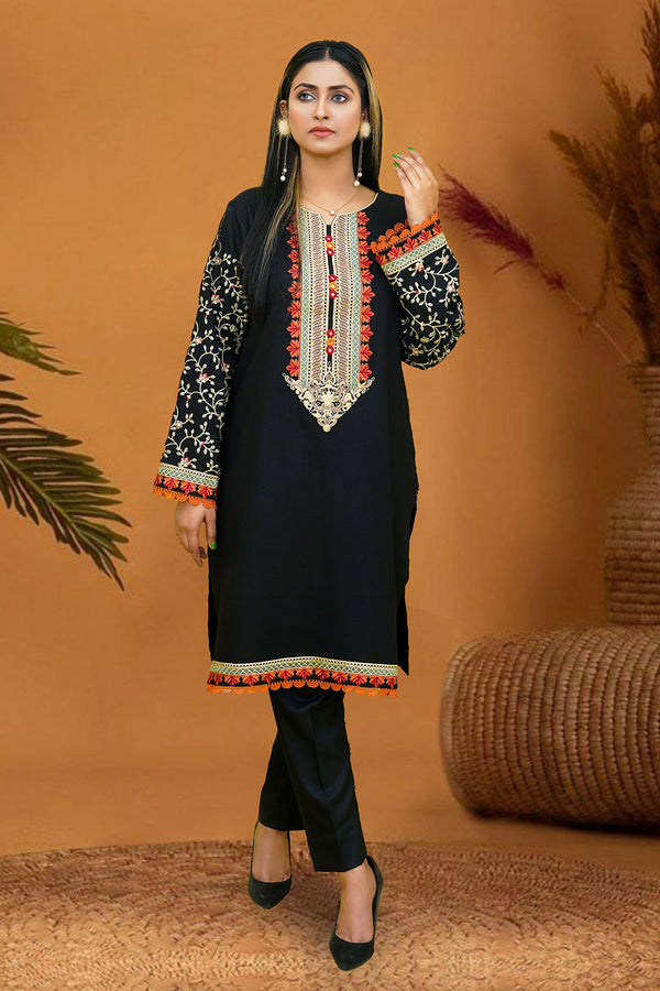 Zooj Original Anahita Embroidered Dhanak Winter 2PC - Zj012