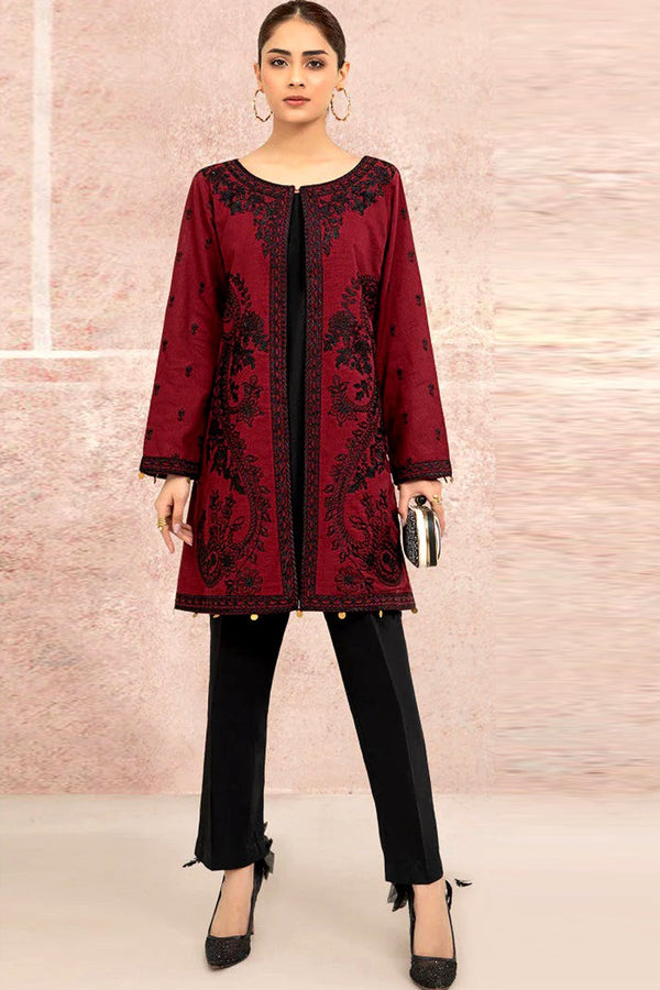 Maria B Fully Embroidered  Lawn 2Pc-Ga1636